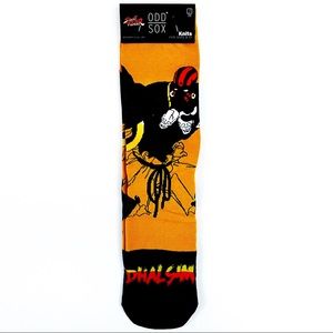 Odd Sox Street Fighter Crew Socks Mens Womens Dhalsim Video Game Fun Gift
